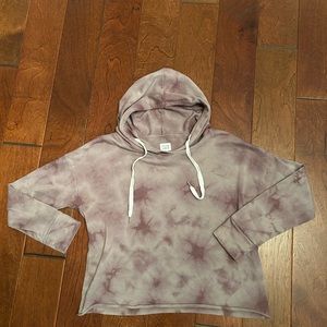Peyton Jensen purple tie dye hoodie